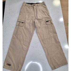 Vintage Wearfirst Cargo‎ Pants 30x32 Khaki Skater Baggy Wide Y2K